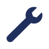 Wrench icon representing marine electronics installation services
